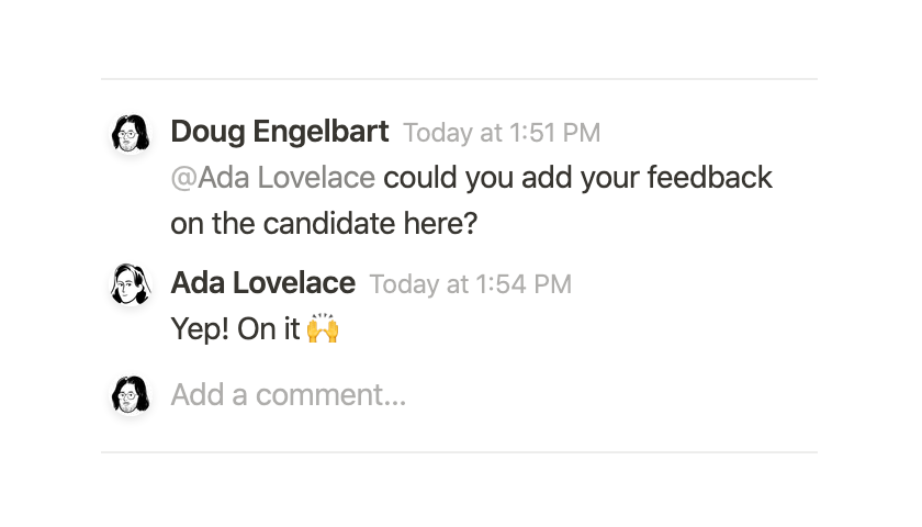 Collaborate in real time