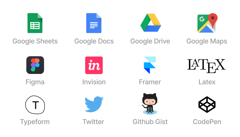 Embed your current tools