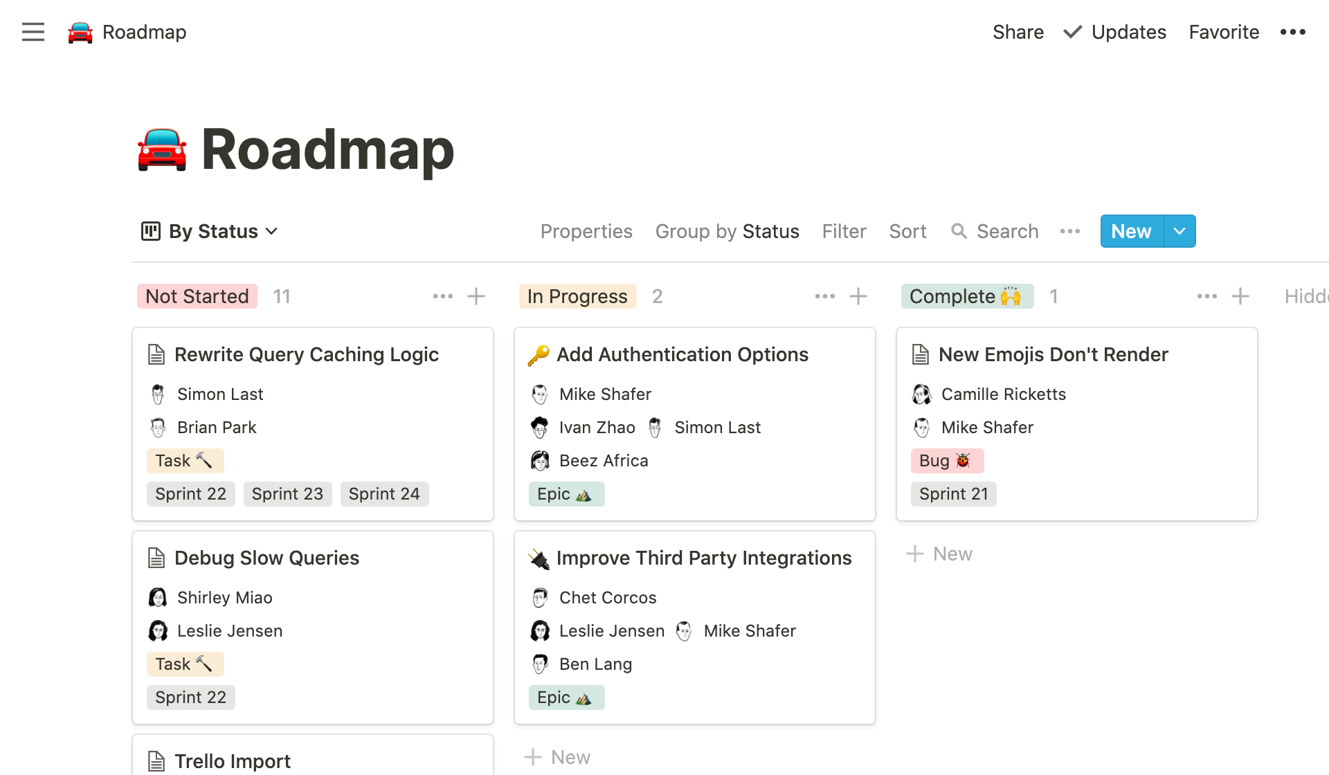 Notion Web app